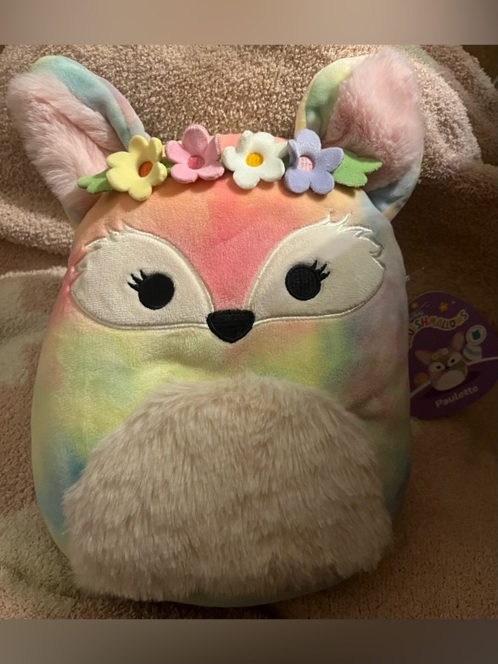 Squishmallow Paulette 🩷🩵💚